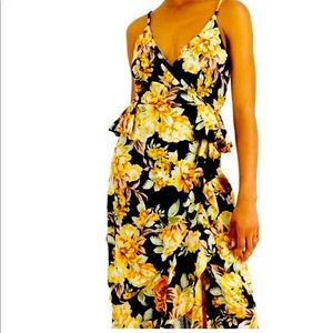 Bardot women print midi bold floral dress